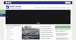 Desktop Screenshot of ahmetozkan.org